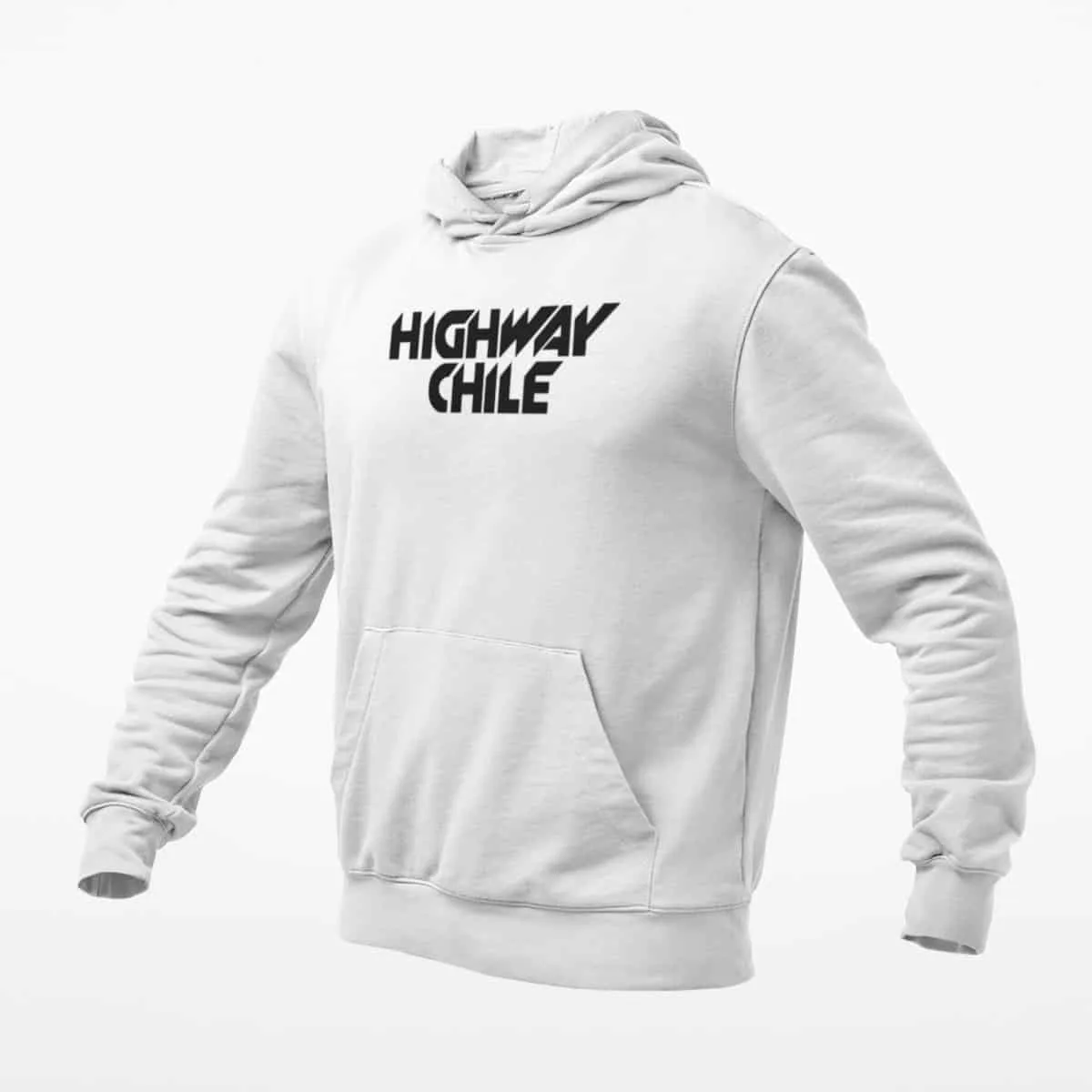 Highway Chile Hoodie, Highway Chile Logo White Hoodie, Hard Rock Merchandise