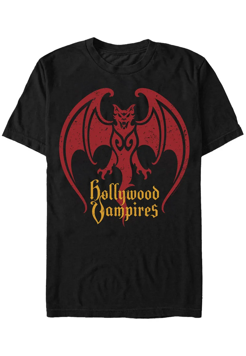 Hollywood Vampires Bat Logo T-Shirt