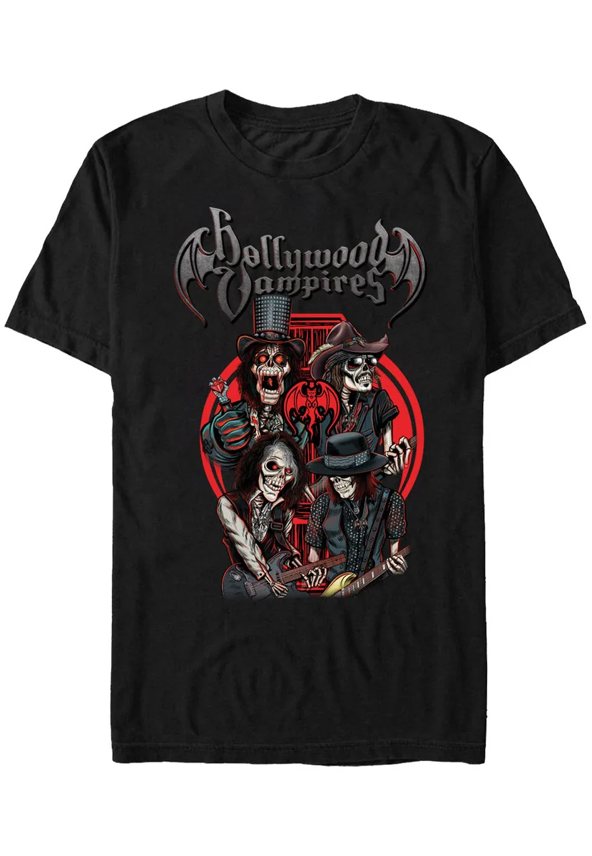 Hollywood Vampires Caricatures T-Shirt