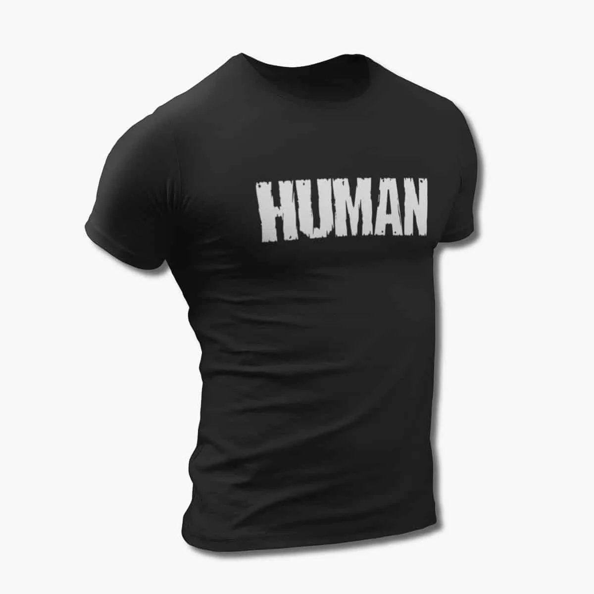 Human T-Shirt, Human Logo Black T-Shirt, Thrash Metal Merchandise