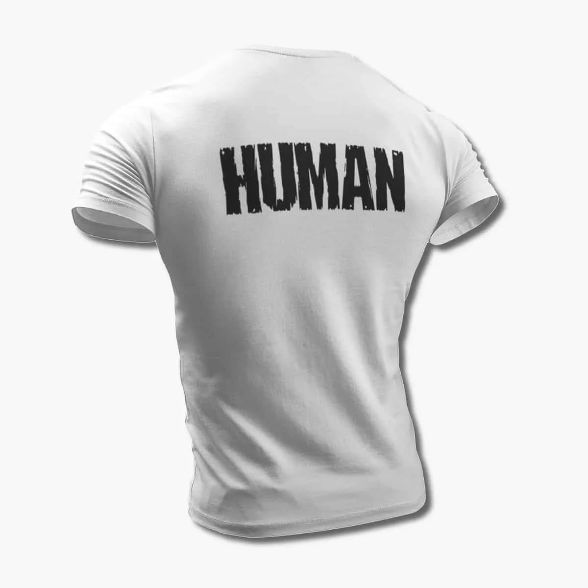 Human T-Shirt, Human Logo White T-Shirt, Thrash Metal Merchandise