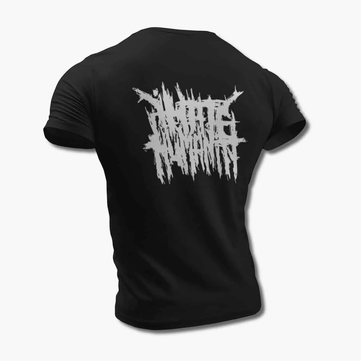 I Hate Humanity T-Shirt, I Hate Humanity Logo Black T-Shirt, Brutal Death Metal Merchandise
