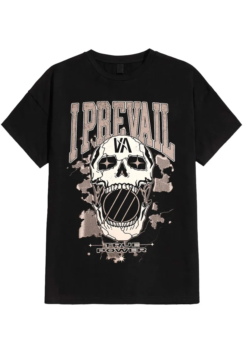 I Prevail True Power Rowdy Skull T-Shirt