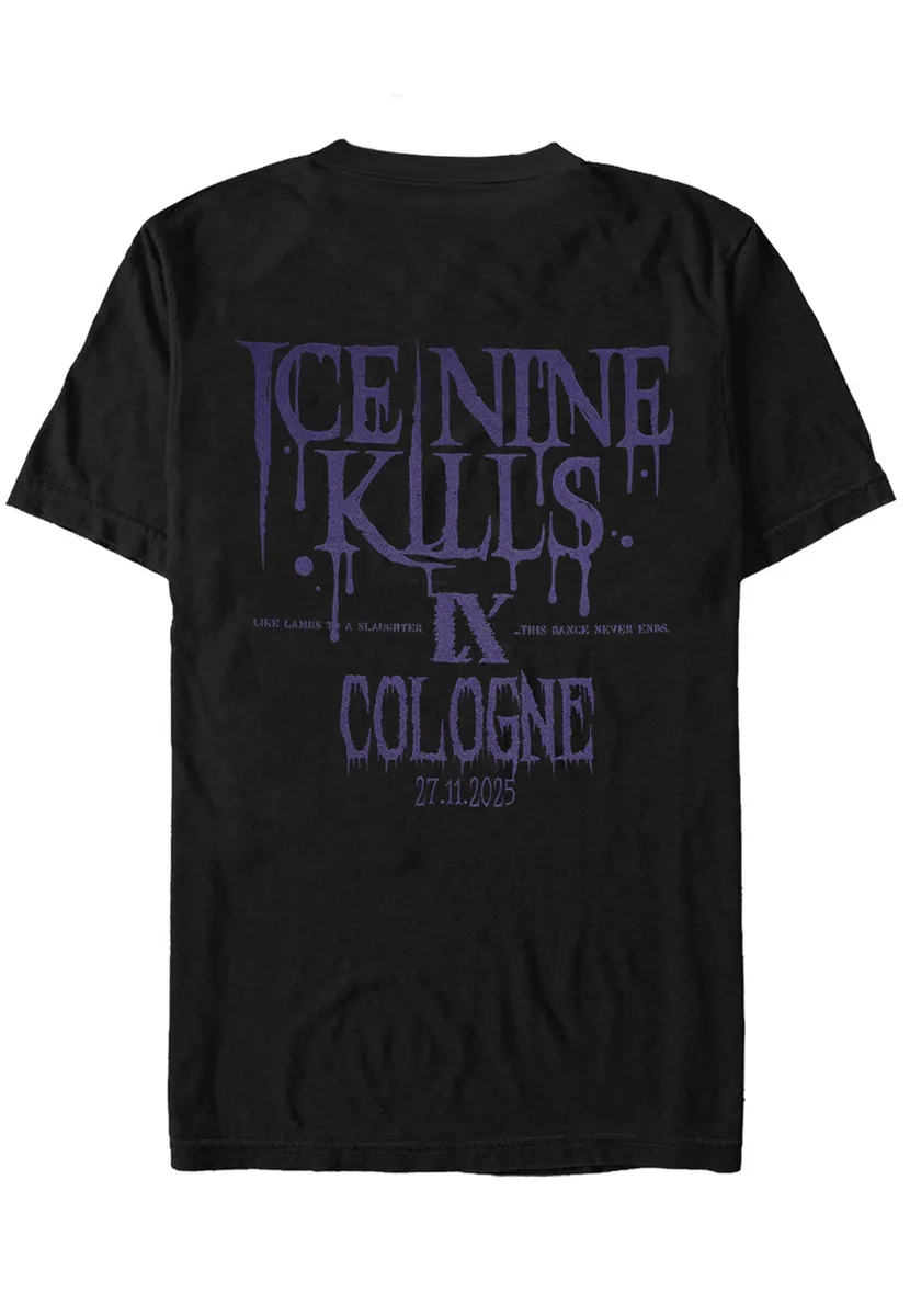 Ice Nine Kills Pop Up Stores 2025 Cologne T-Shirt