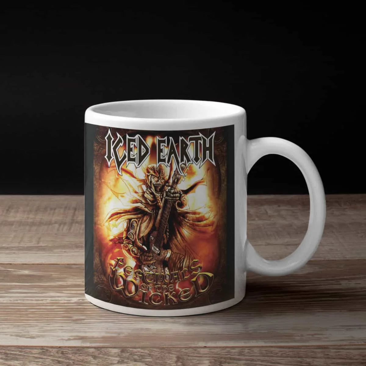 Iced Earth Coffee Mug, Iced Earth Festivals of the Wicked Coffee Mug