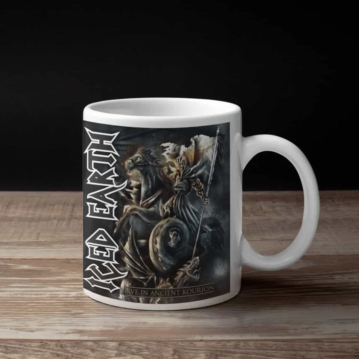Iced Earth Coffee Mug, Iced Earth Live in Ancient Kourion Coffee Mug