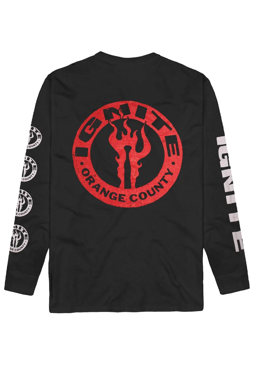 Ignite Red/White OG 2 Long Sleeve