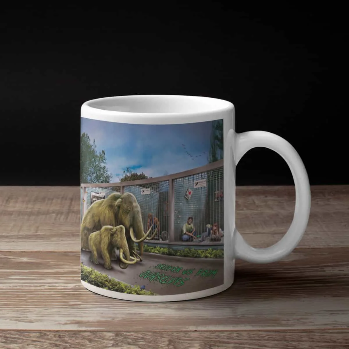 Imminent Attack Coffee Mug, Imminent Attack Deliver Us From Ourselves Coffee Mug