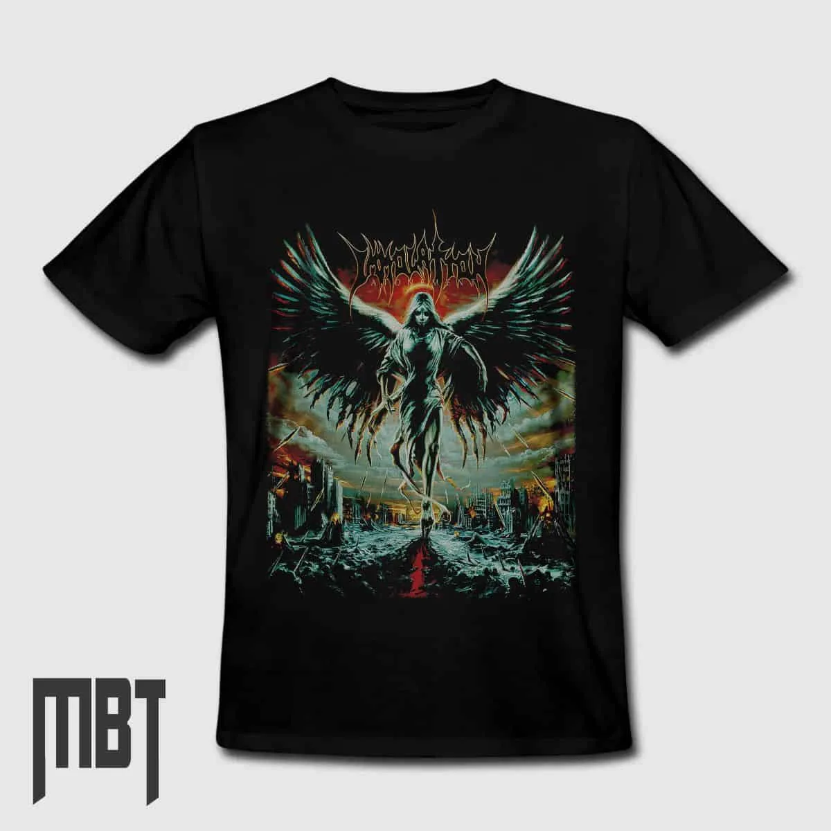 Immolation Band T-Shirt, Immolation Atonement Cover T-Shirt, Death Metal Merch