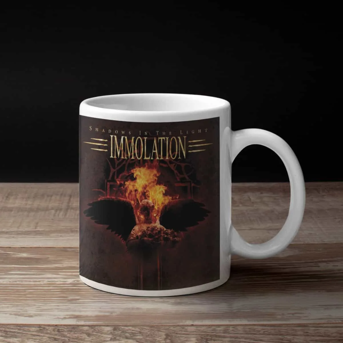 Immolation Coffee Mug, Immolation Shadows in the Light Coffee Mug