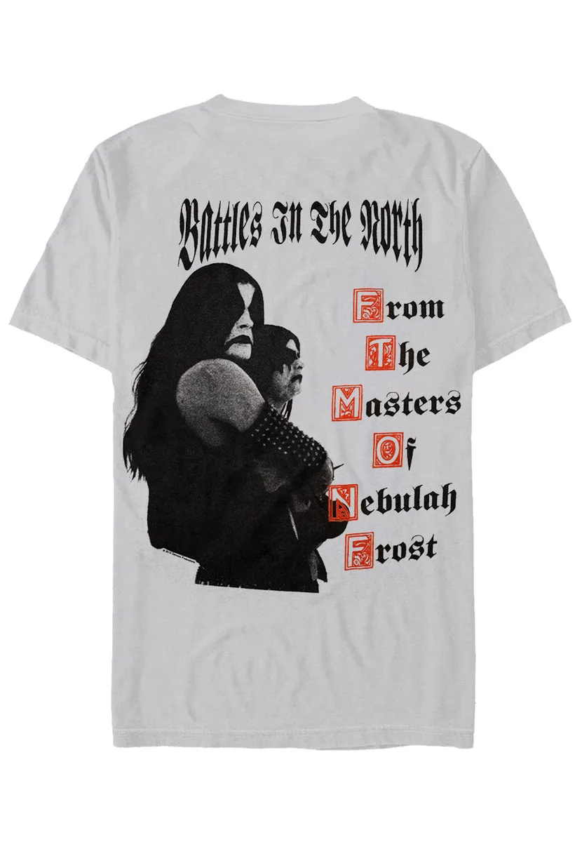 Immortal Battles In The North Grey T-Shirt