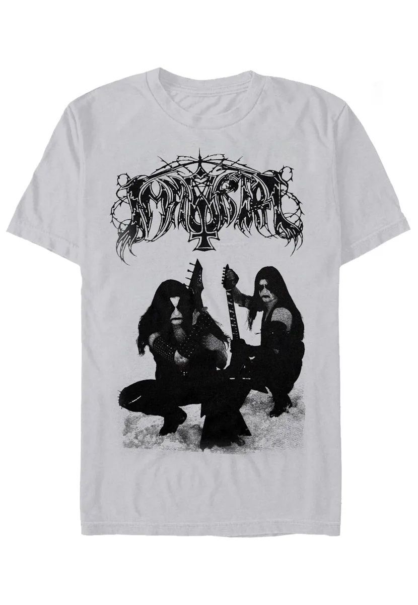Immortal Battles In The North Grey T-Shirt