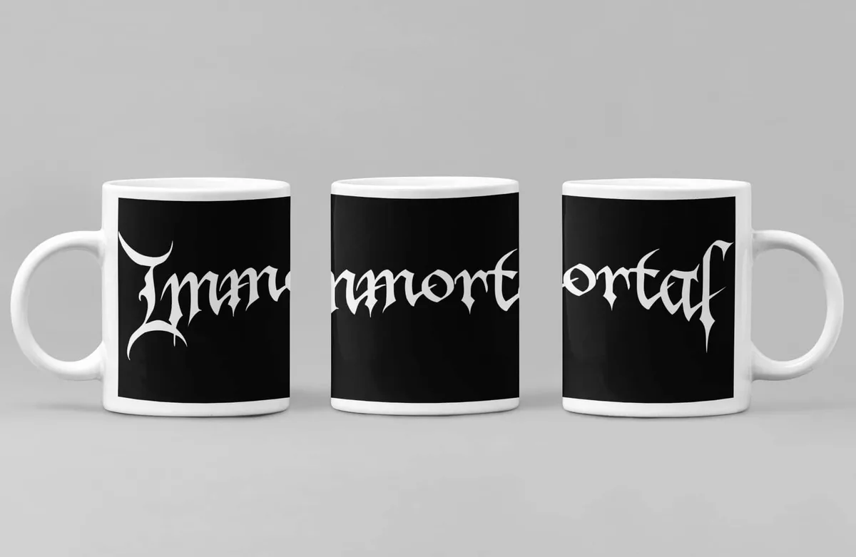 Immortal Coffee Mug, Immortal Logo Coffee Mug