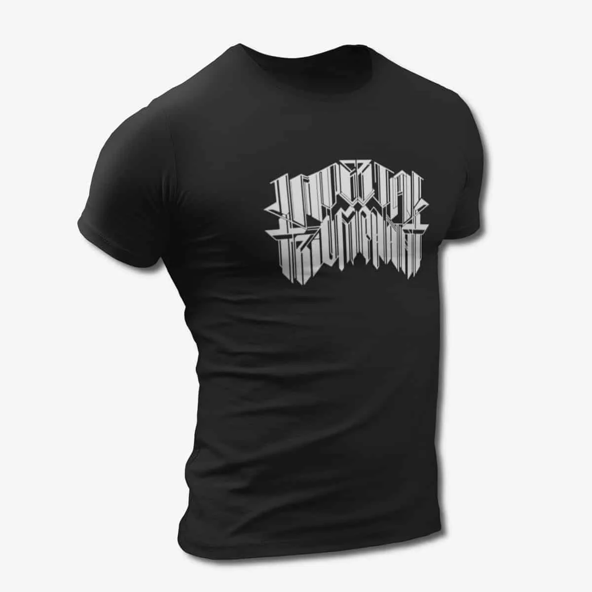 Imperial Triumphant T-Shirt, Imperial Triumphant Logo Black T-Shirt, Technical Black Metal Merchandise