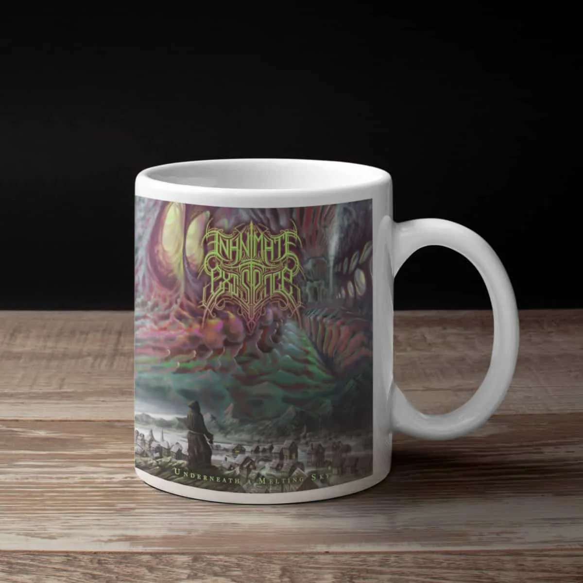 Inanimate Existence Coffee Mug, Inanimate Existence Underneath A Melting Sky Coffee Mug