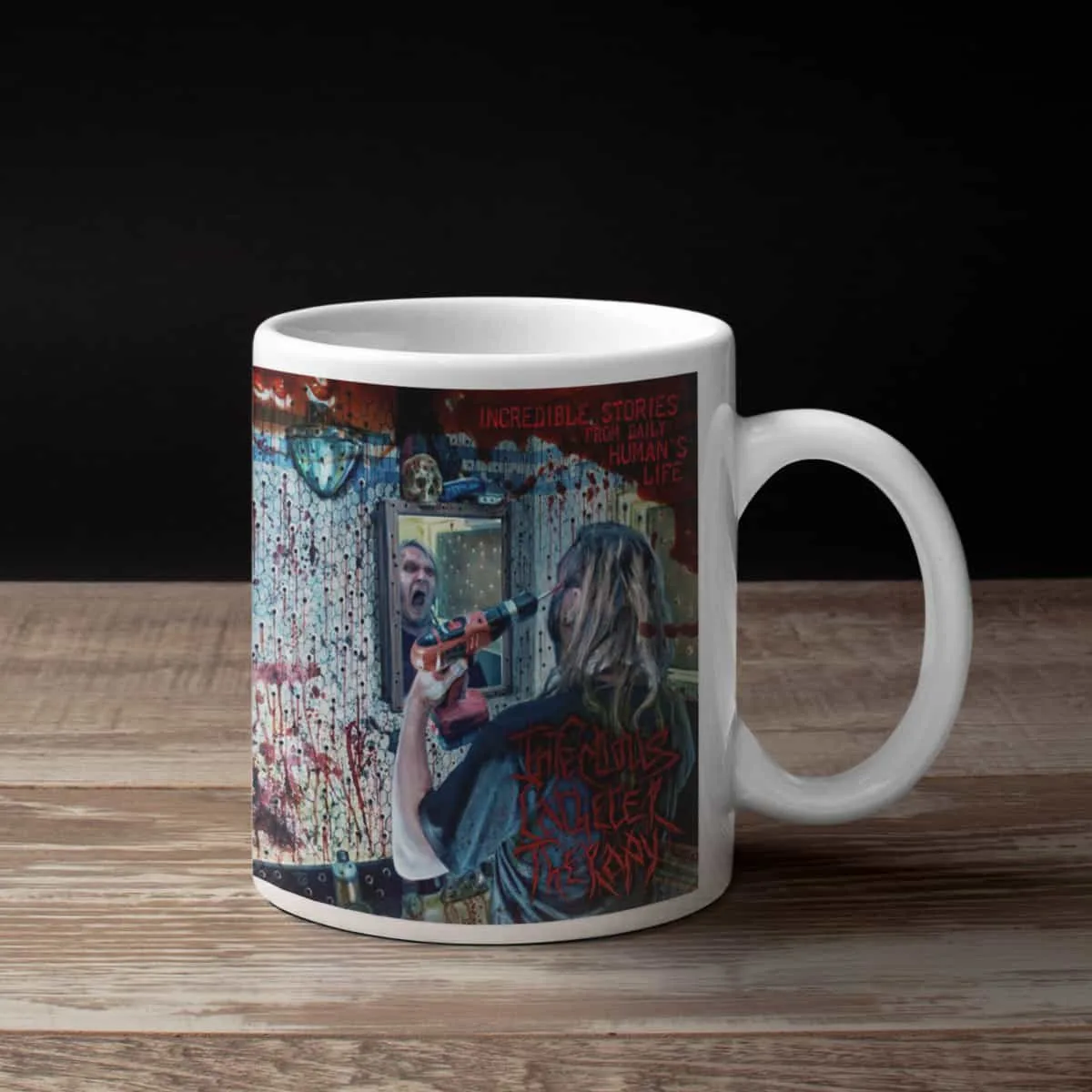 Infectious Catheter Therapy Coffee Mug, Infectious Catheter Therapy Incredible Stories from Daily Humans Life Coffee Mug