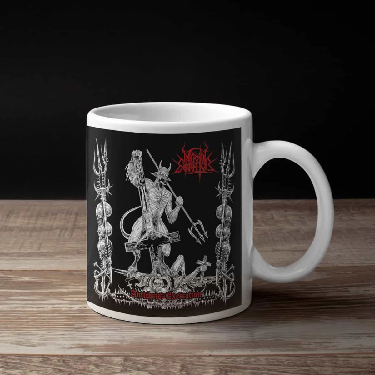 Infernal Execrator Coffee Mug, Infernal Execrator Antichrist Execration Coffee Mug