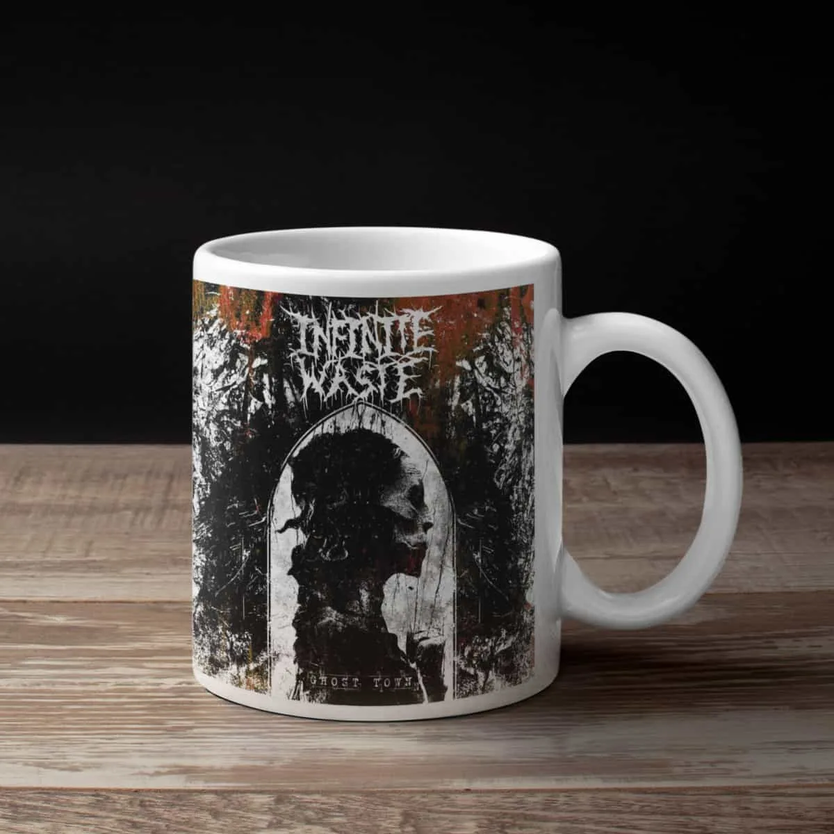 Infinite Waste Coffee Mug, Infinite Waste Ghost Town Coffee Mug