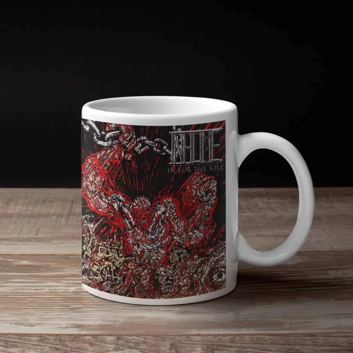 Inhume Coffee Mug, Inhume In For The Kill Coffee Mug