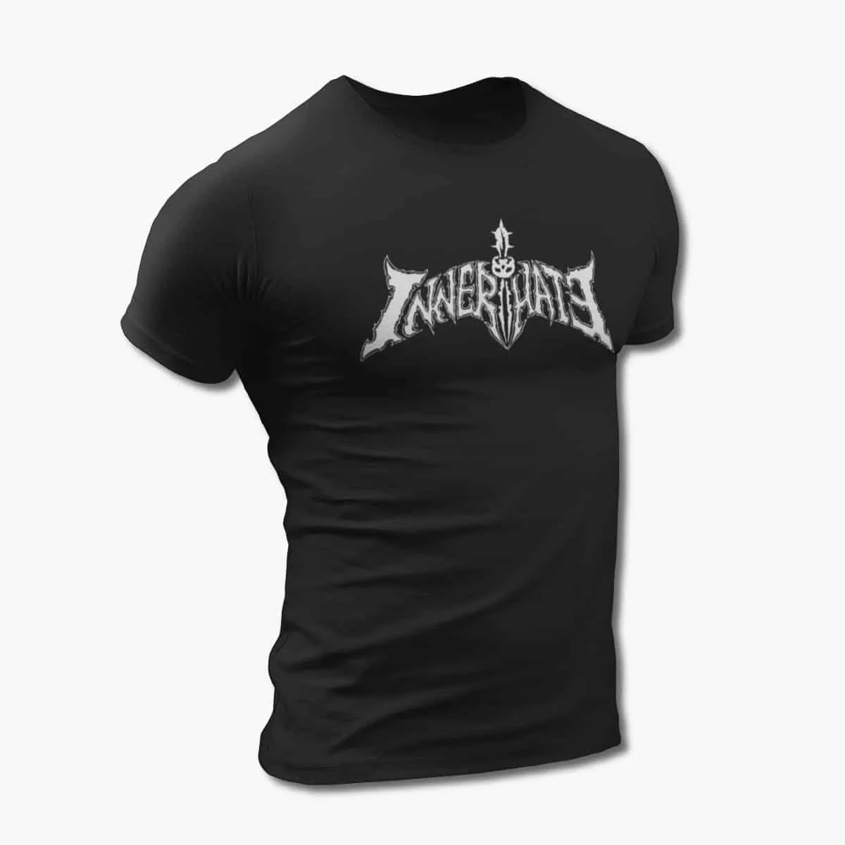 Inner Hate T-Shirt, Inner Hate Logo Black T-Shirt, Thrash Metal Merchandise