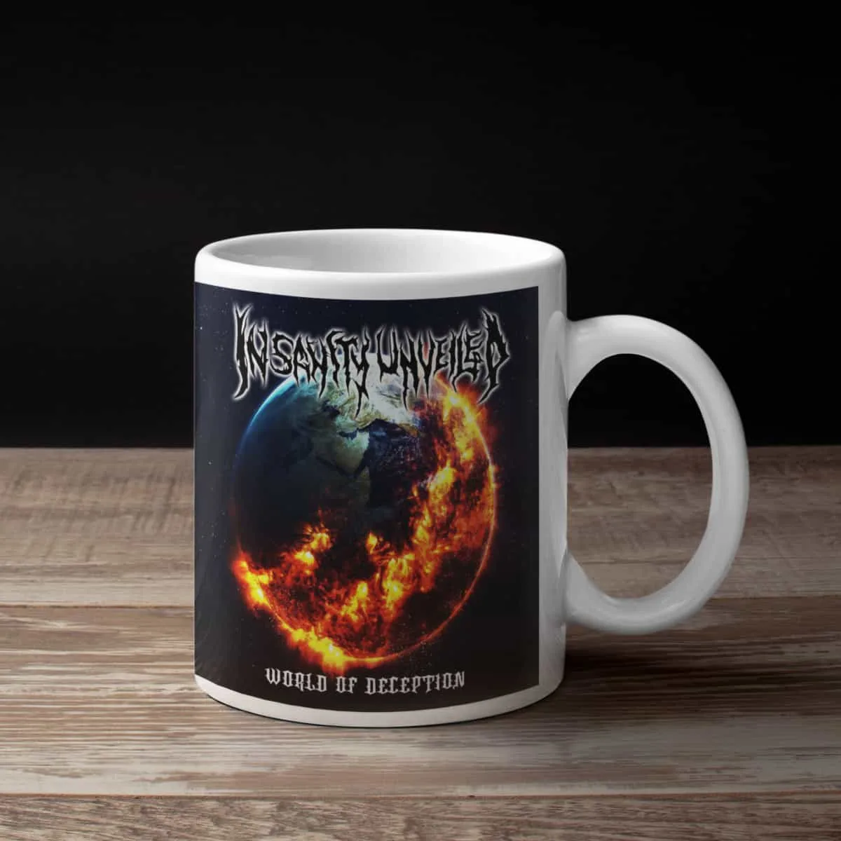 Insanity Unveiled Coffee Mug, Insanity Unveiled World Of Deception Coffee Mug