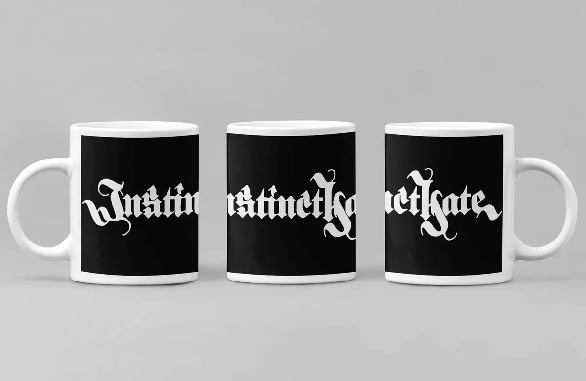 InstinctHate Coffee Mug, InstinctHate Logo Coffee Mug