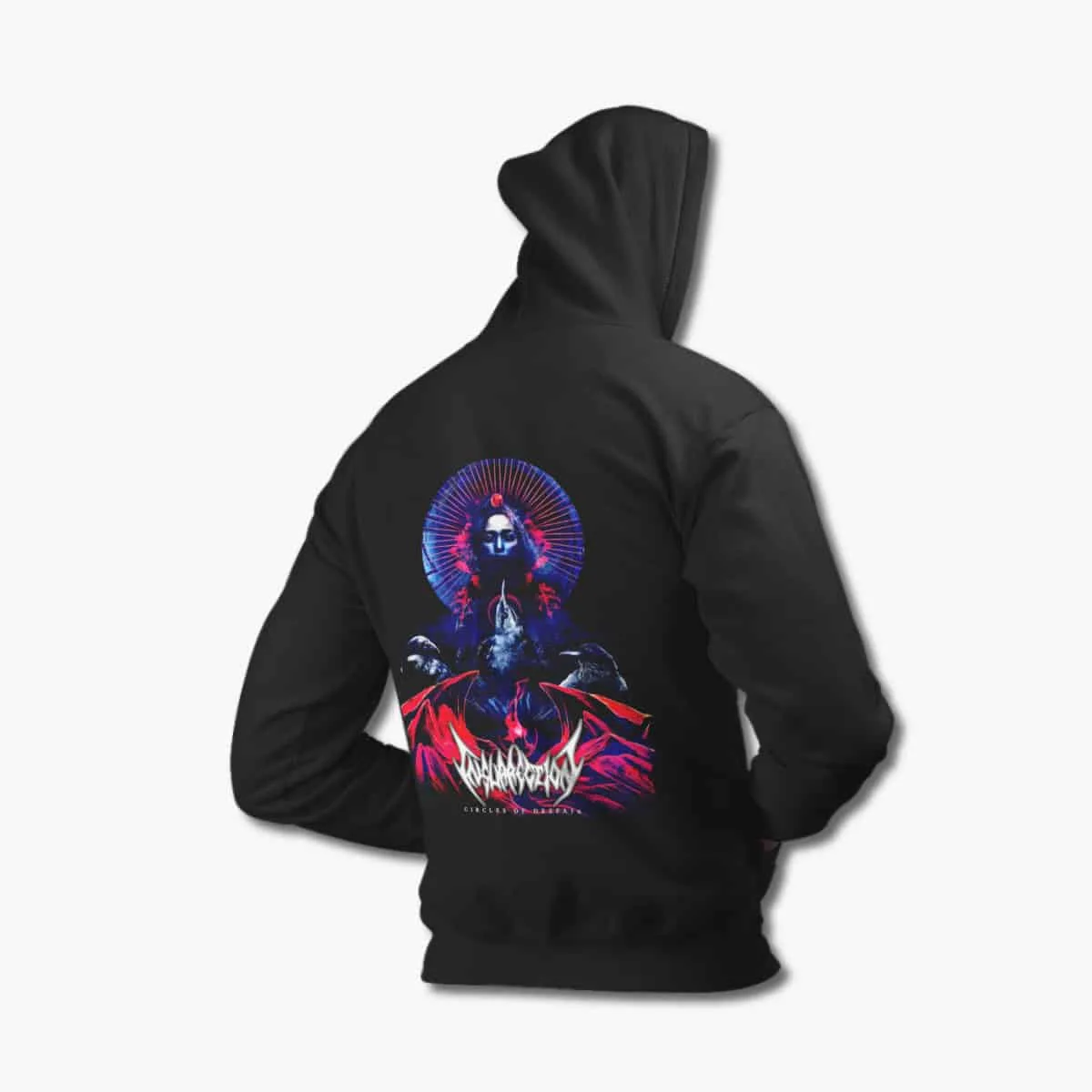 Insurrection Hoodie, Insurrection Circles of Despair Black Hoodie, Melodic Death Metal Merchandise