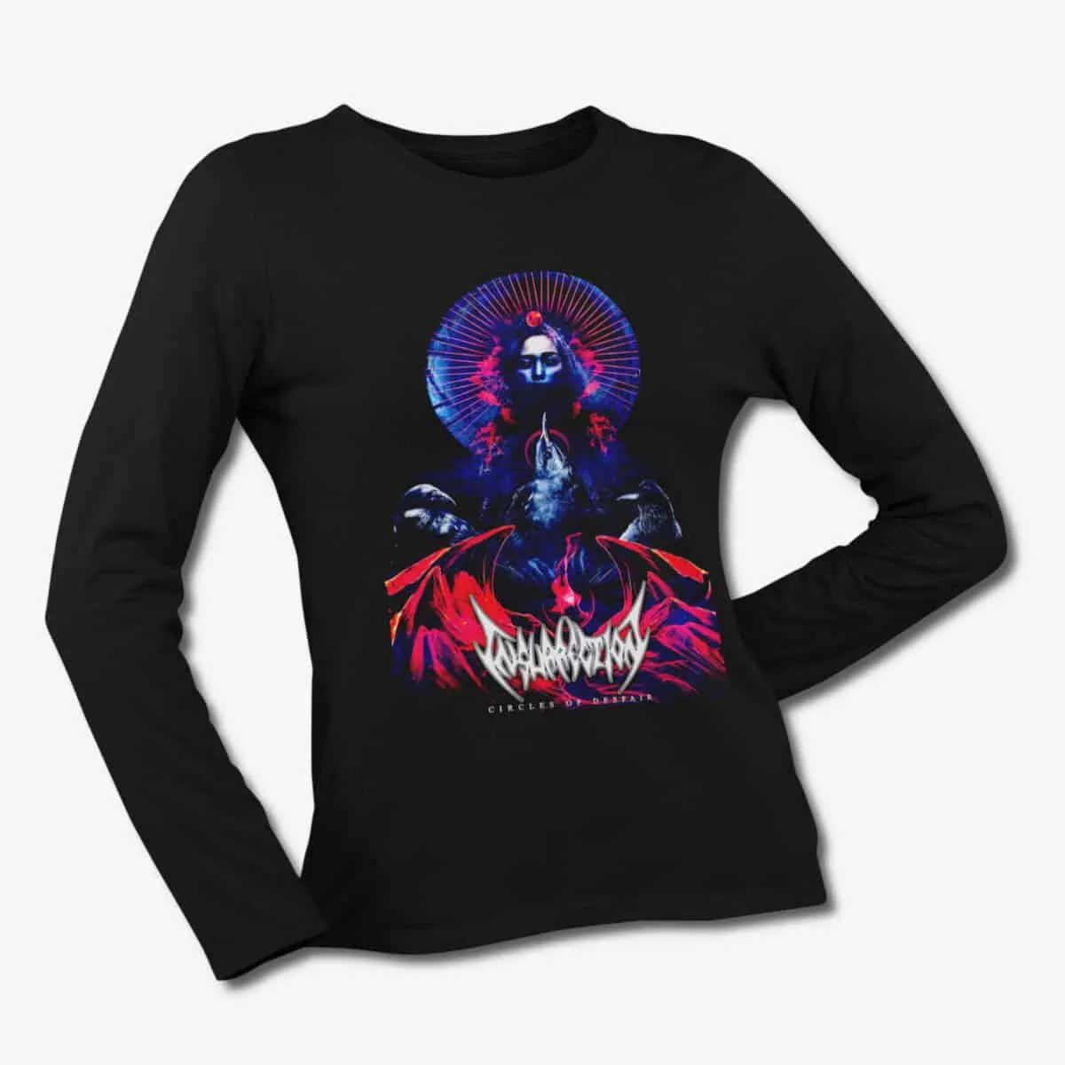 Insurrection Long Sleeve T-Shirt, Insurrection Circles of Despair Black Longsleeve T-Shirt, Melodic Death Metal Merchandise