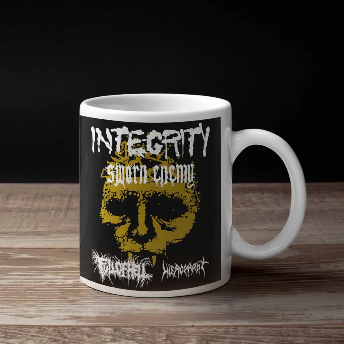 Integrity Coffee Mug, Integrity Sworn Enemy Concert Coffee Mug