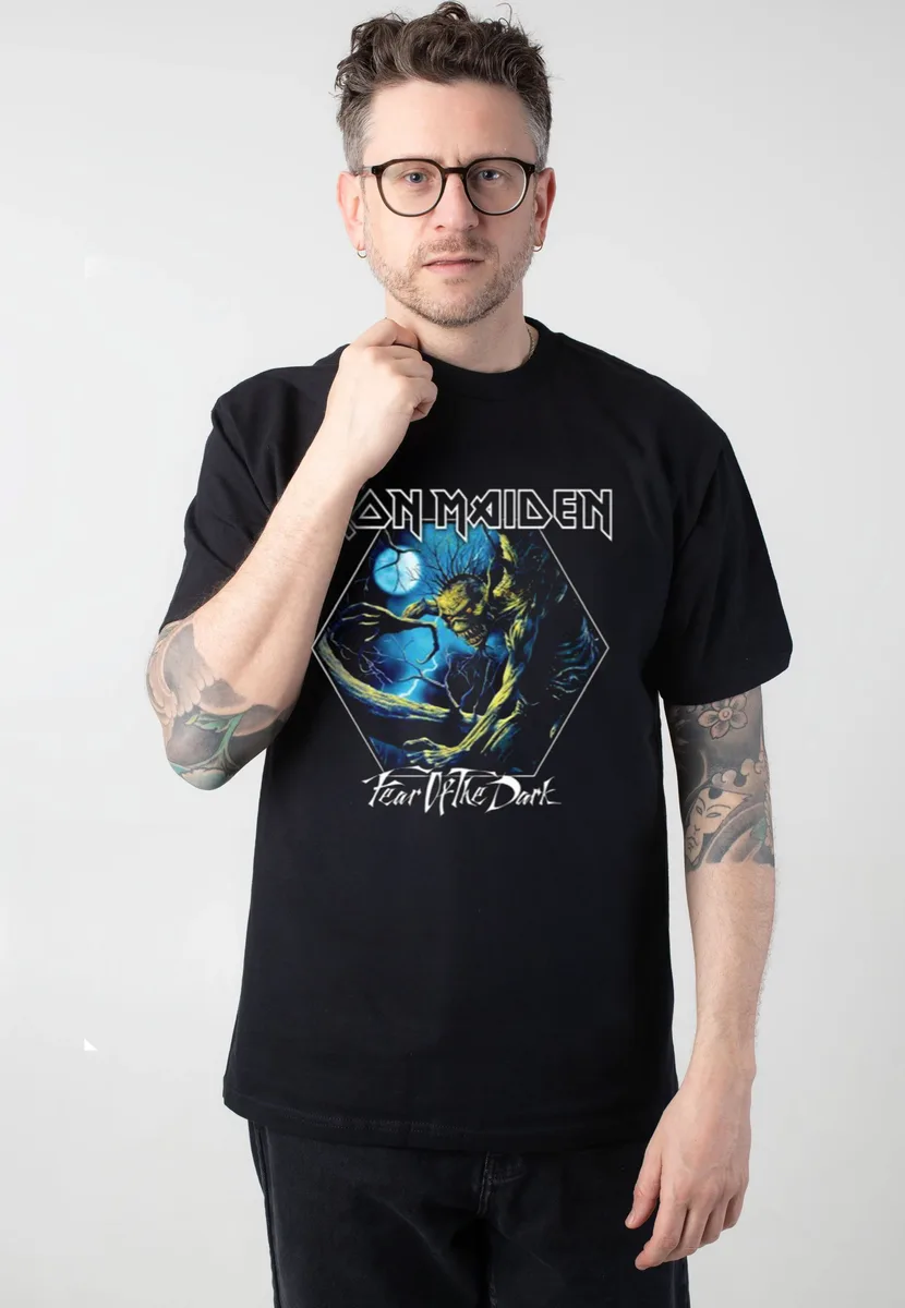 Iron Maiden Fear Of The Dark Hexagon T-Shirt