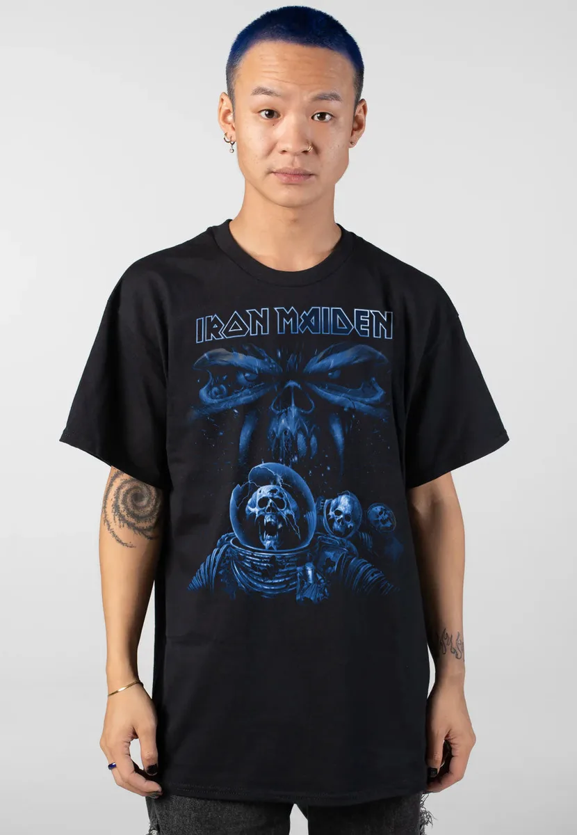 Iron Maiden Final Frontier Blue Spaceman T-Shirt