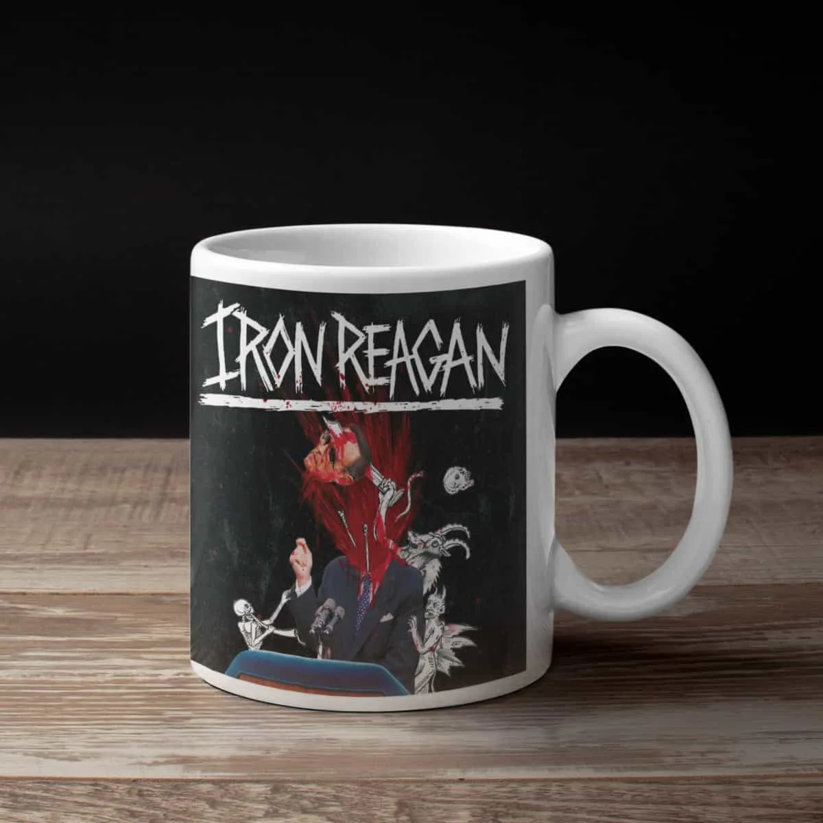 Iron Reagan Coffee Mug, Iron Reagan The Tyranny of Will Coffee Mug