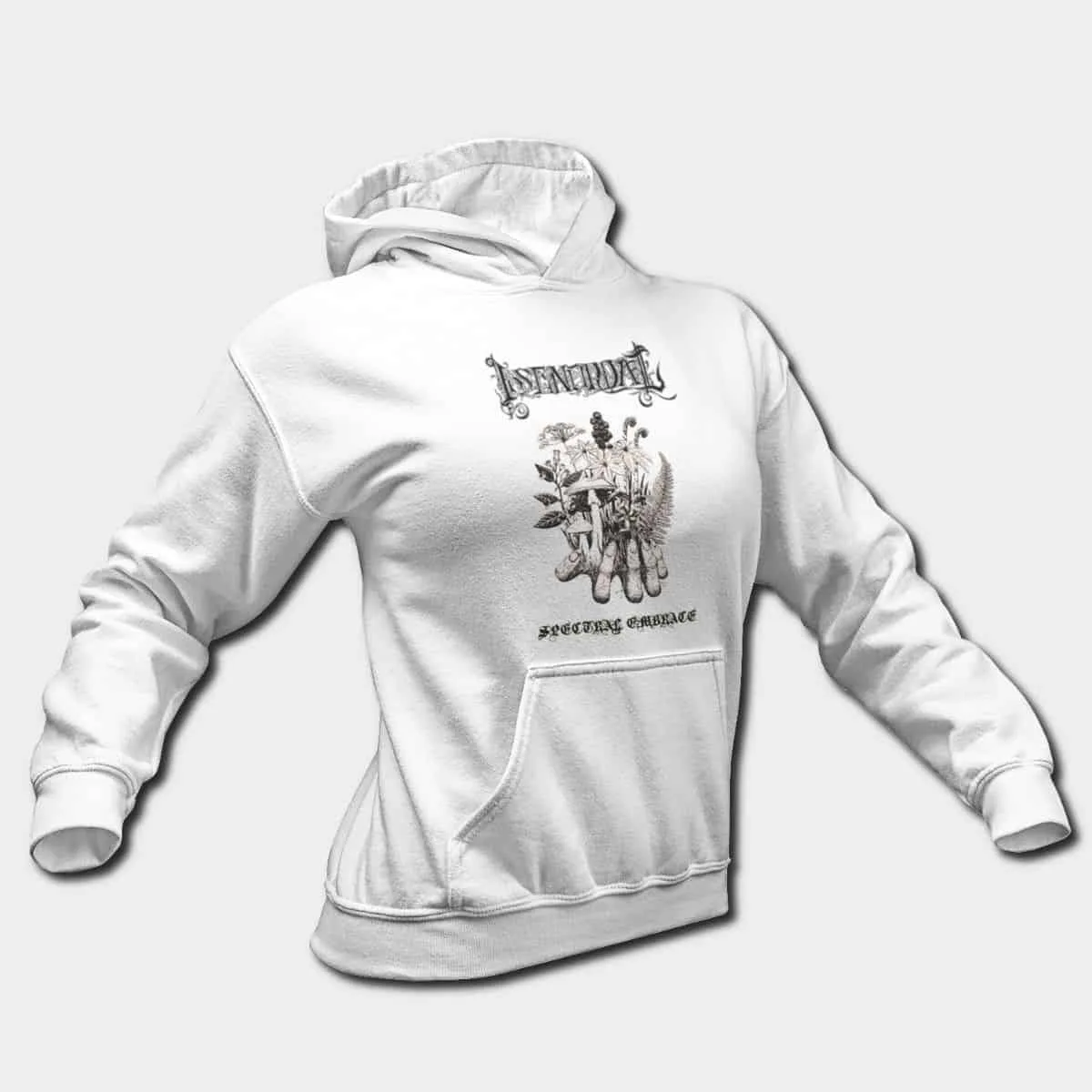 Isenordal Band Hoodie, Isenordal Spectral Embrace Hooded Sweatshirt, Pagan Black, Doom Metal Merch