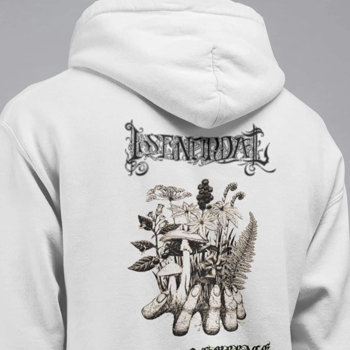 Isenordal Band Hoodie, Isenordal Spectral Embrace Hooded Sweatshirt, Pagan Black, Doom Metal Merch
