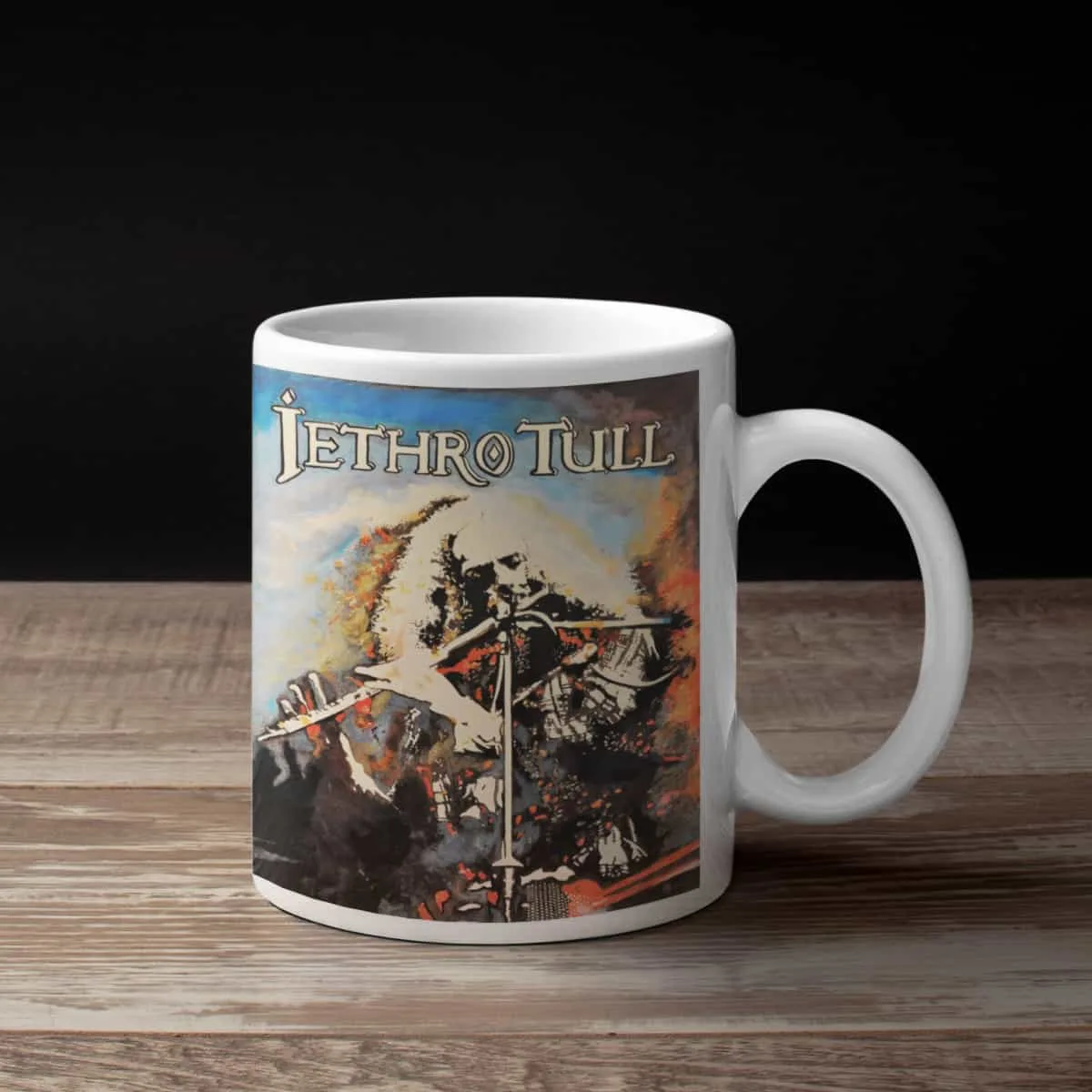 Jethro Tull Coffee Mug, Jethro Tull Through the Years Coffee Mug