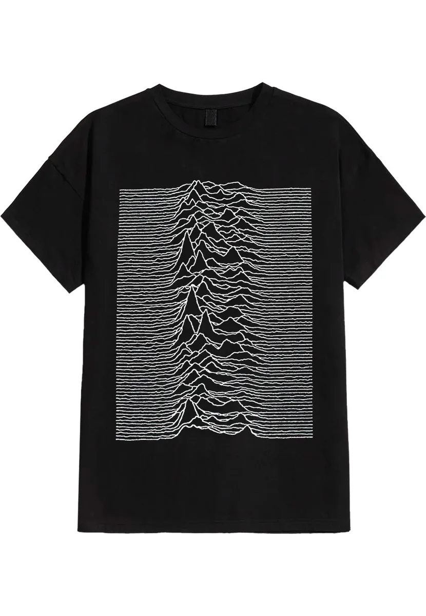 Joy Division Unknown Pleasures (Back Print) T-Shirt