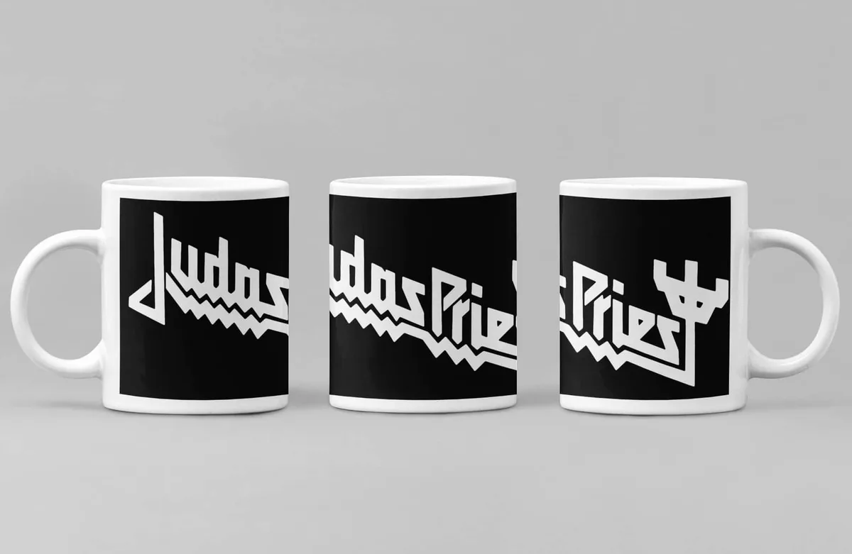 Judas Priest Coffee Mug, Judas Priest Logo Coffee Mug