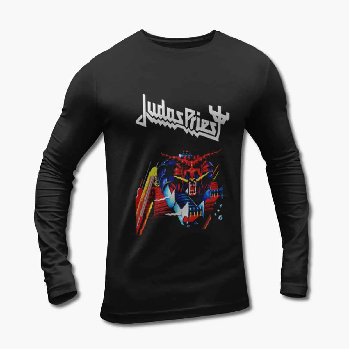 Judas Priest Long Sleeve T-Shirt, Judas Priest Defenders Of The Faith Black Longsleeve T-Shirt, Heavy Metal Merchandise