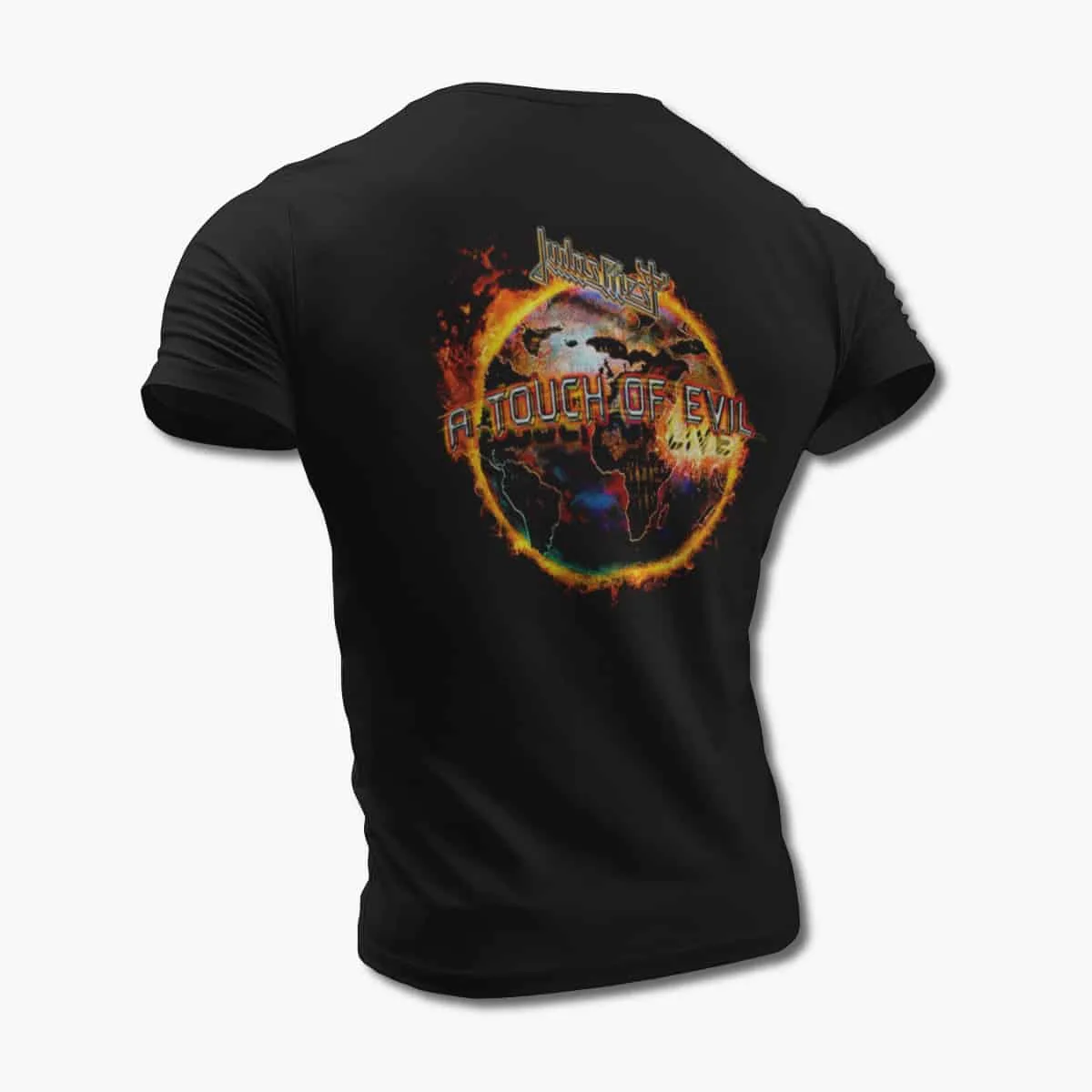 Judas Priest T-Shirt, Judas Priest A Touch Of Evil Live Black T-Shirt, Heavy Metal Merchandise