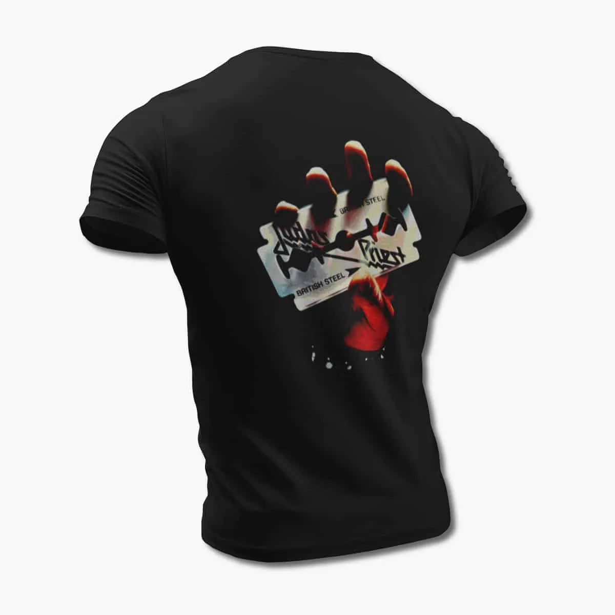 Judas Priest T-Shirt, Judas Priest British Steel Black T-Shirt, Heavy Metal Merchandise