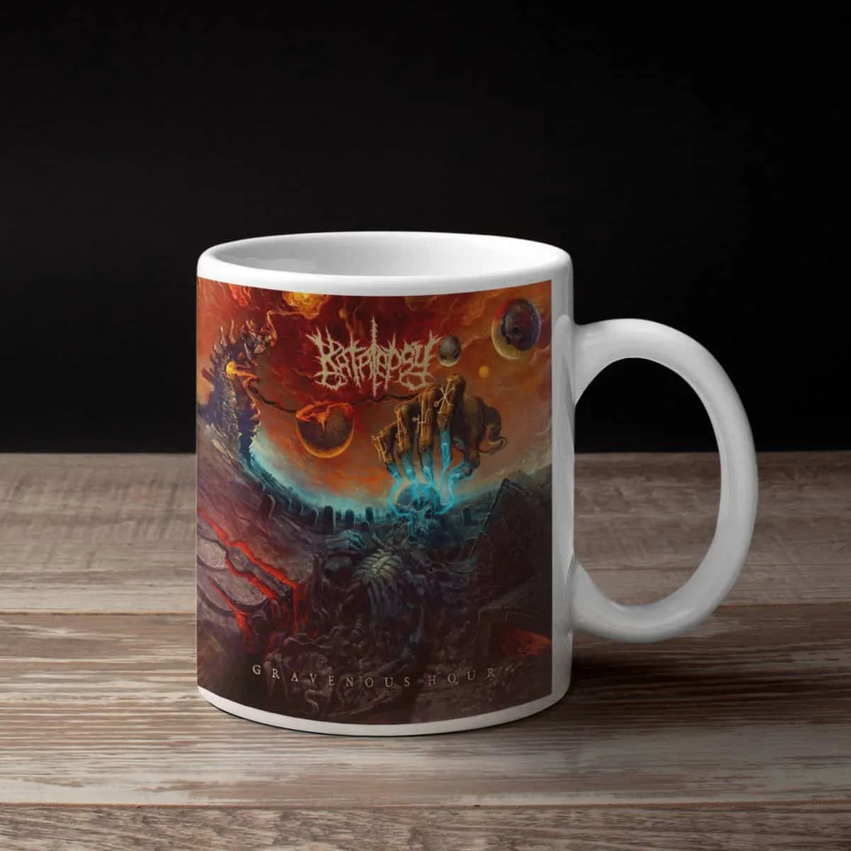 Katalepsy Band Coffee Mug, Katalepsy Gravenous Hour Mug