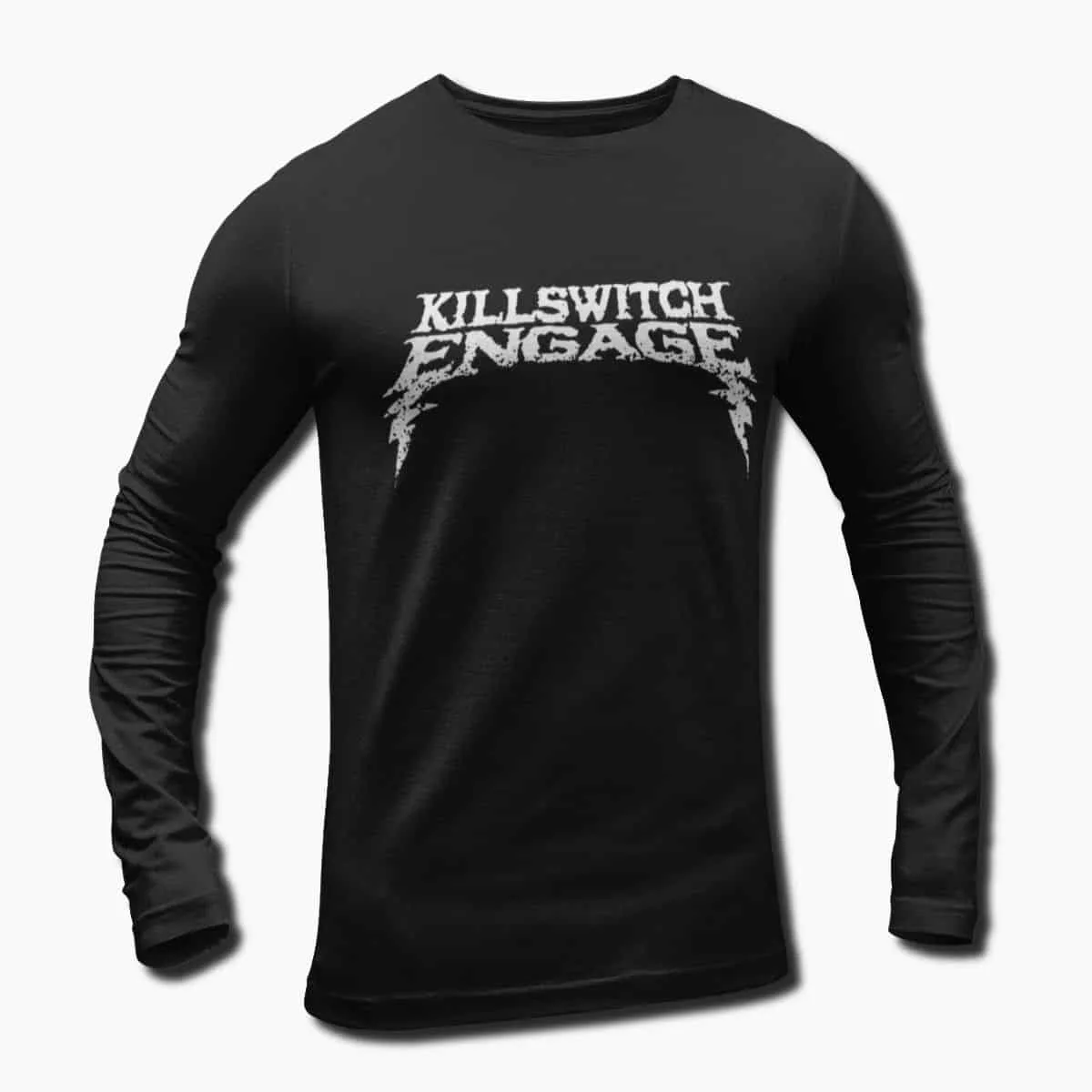 Killswitch Engage Band Long Sleeve T-Shirt, Killswitch Engage Logo Longsleeve T-Shirt, Metalcore Merchandise