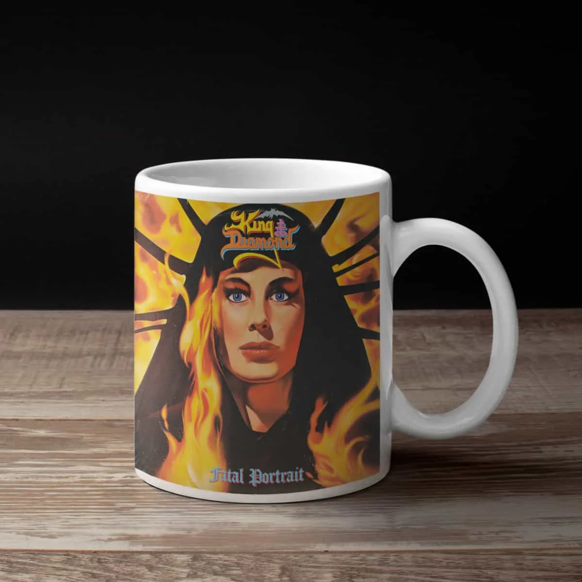 King Diamond Coffee Mug, King Diamond Fatal Portrait Coffee Mug