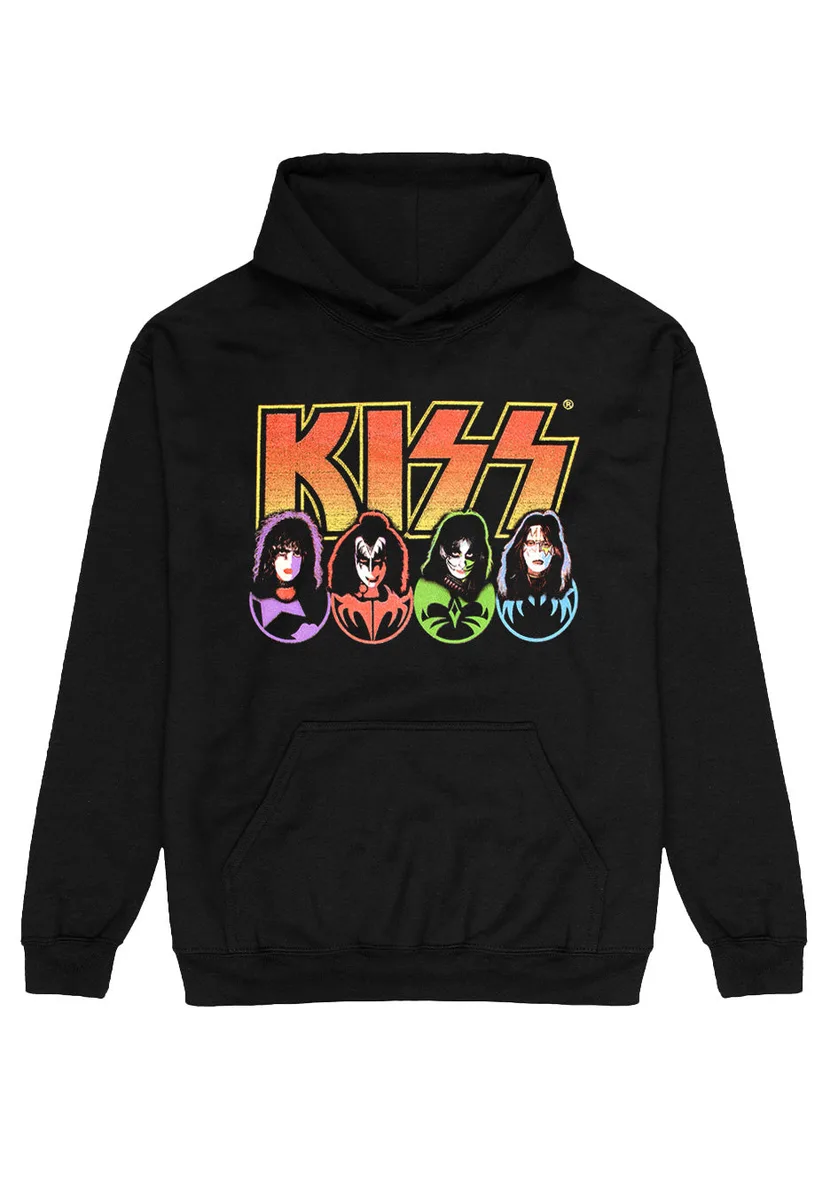 Kiss KISS - Logo, Faces & Icons Hoodie