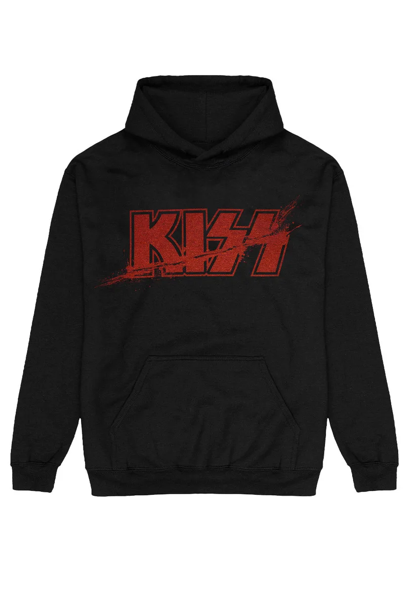 Kiss KISS - Slashed Logo Hoodie
