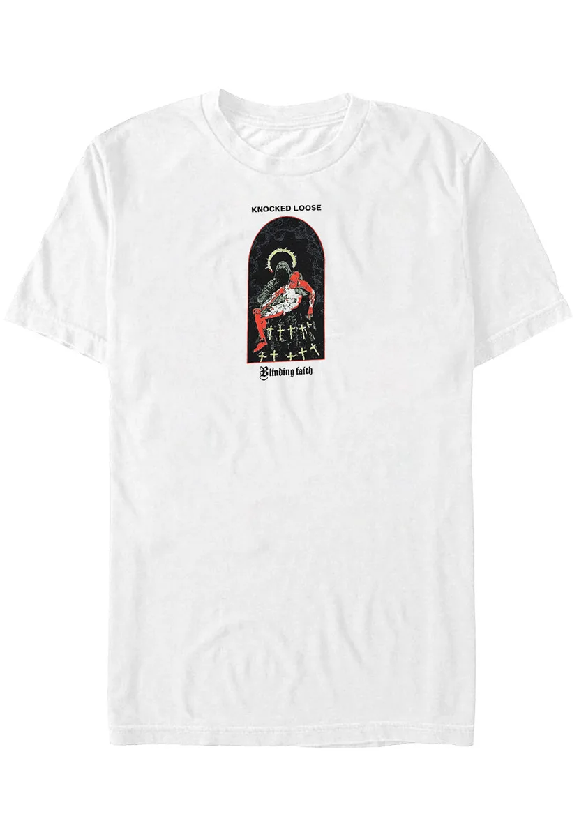 Knocked Loose Blinding Faith White T-Shirt