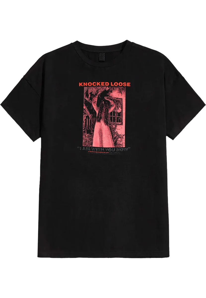 Knocked Loose I Am With You Now Lyrics T-Shirt