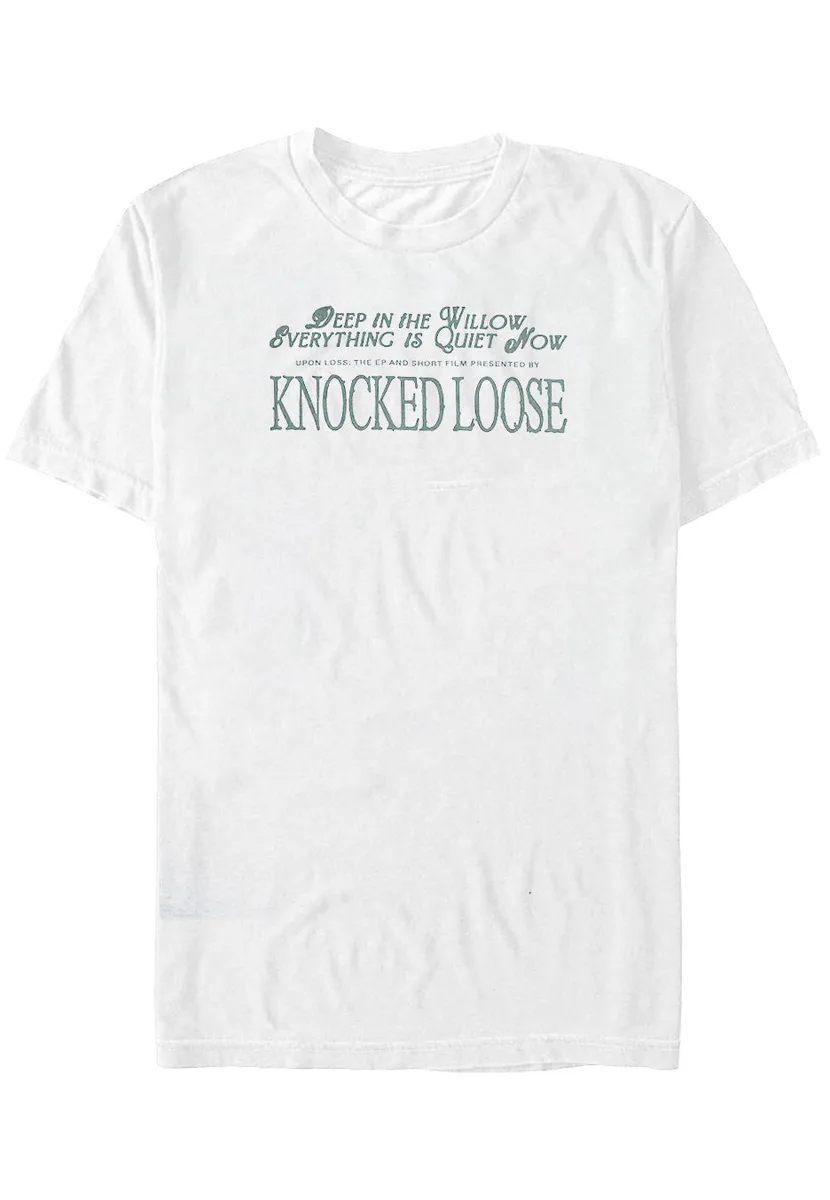 Knocked Loose Visited By Death Again White T-Shirt