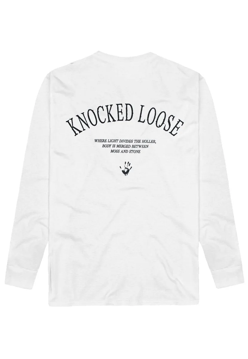 Knocked Loose Where Light Divides White Long Sleeve