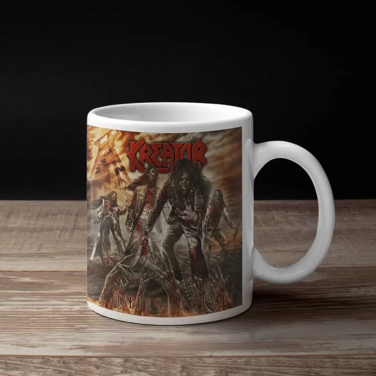 Kreator Coffee Mug, Kreator Dying Alive Mug